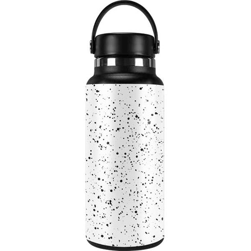 White Speckle Hydro Flask 32oz Wide Mouth Skin